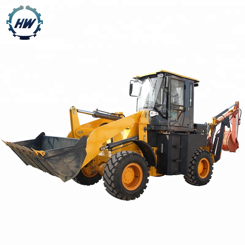 Small backhoe compact tractor with loader hydraulic hammer for sale