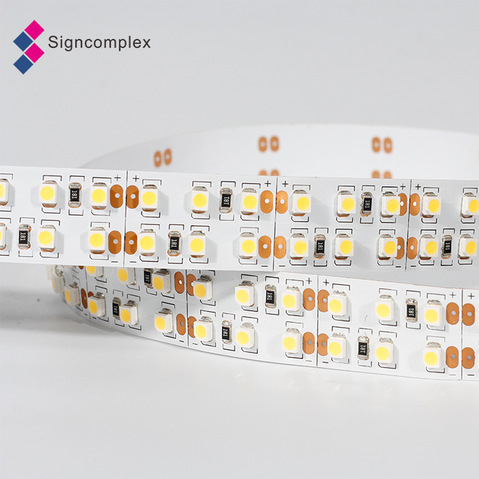 China double-line 3528 IP65 colorful brightness led strip for building