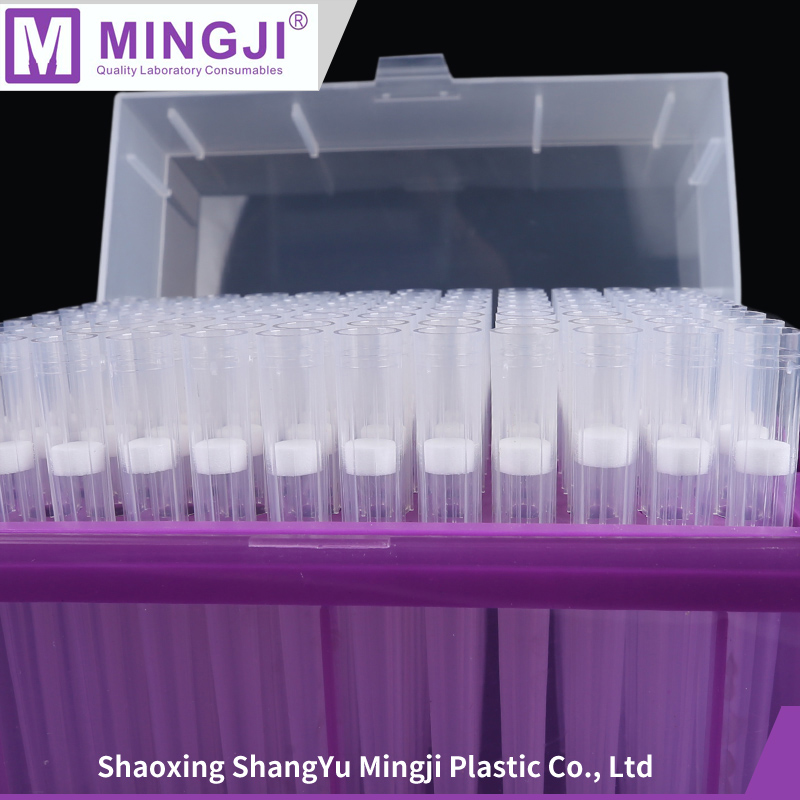Chemicals lab supplies 1250ul filter pipette tips for pipette