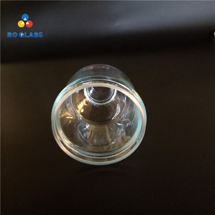 Hand Blown Customized Shipping Round Tempered Screw Glass Lamp Shade