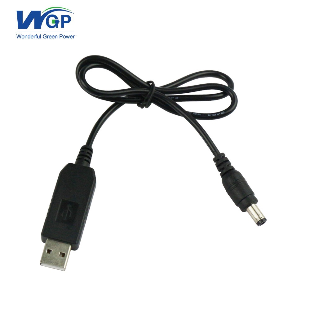 USB charging cable 5V to 12V step up cable usb to dc converter cable