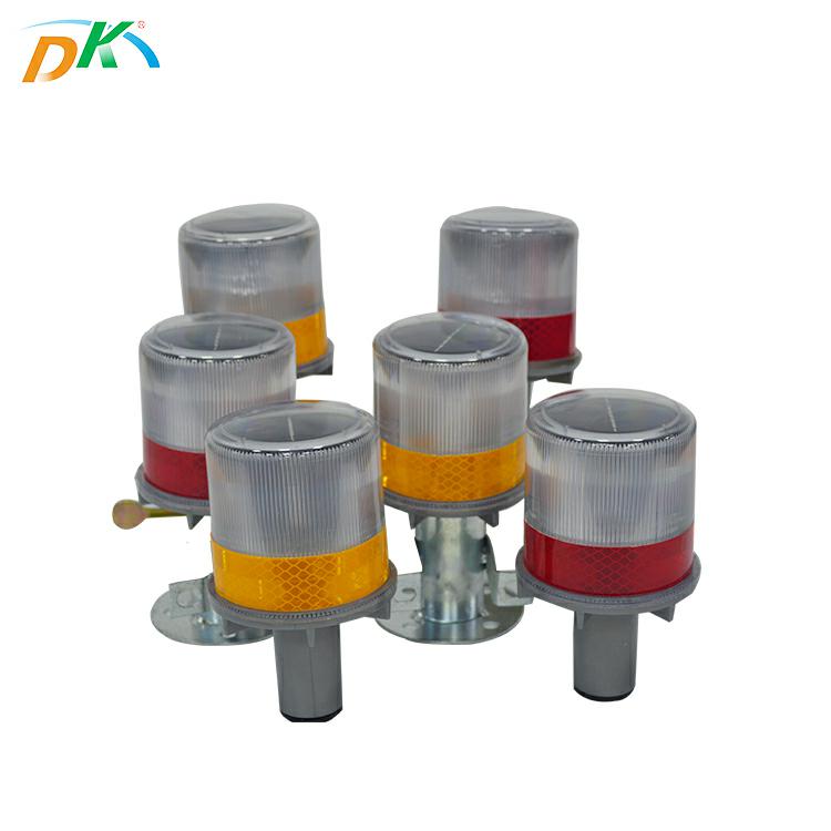 High Quality Solar Powered Led Road Cone Hazard Flashing Warning Light