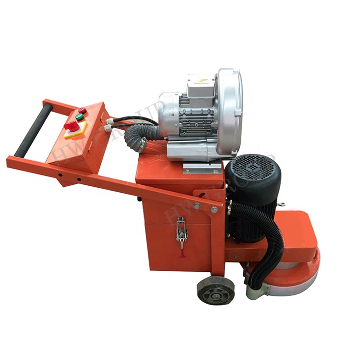 Concrete floor grinder machine with vacuum for sale