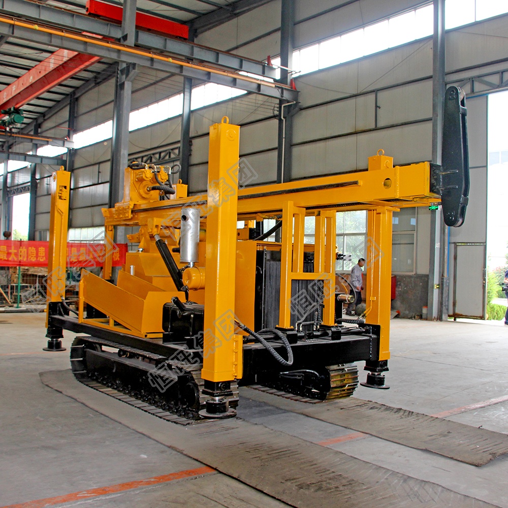 crawler hydraulic pneumatic water well drilling rig