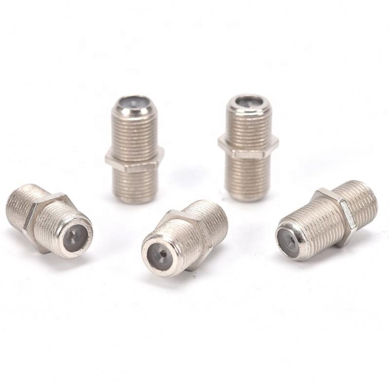 Connectors F Type Coupler Adapter Connector Female F/F Jack RG6 Coax Coaxial Cable Female Connectors