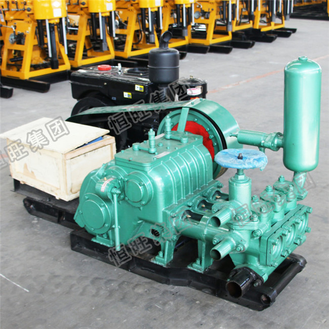 Geological exploration BW250 grouting pump work with drilling rig