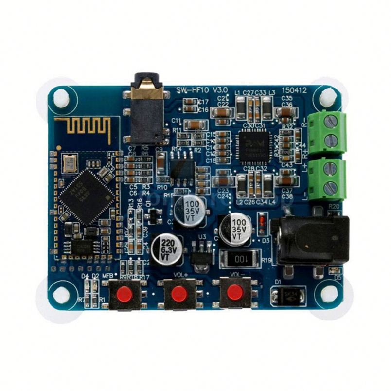DC 12V Blue-tooth 4.0 PAM8610 Audio Receiver Stereo Amplifier Board 10W+10W 2X10W Module Board