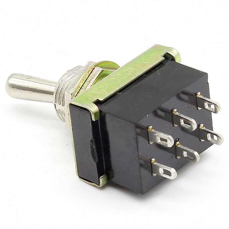 KN3-3 Toggle switch with high quality rocker switch ON - ON six feet