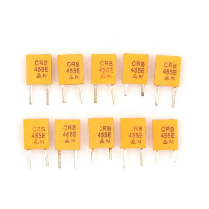 Yellow 2pin 455E 455KHz 455K DIP-2 Ceramic Crystal Oscillator