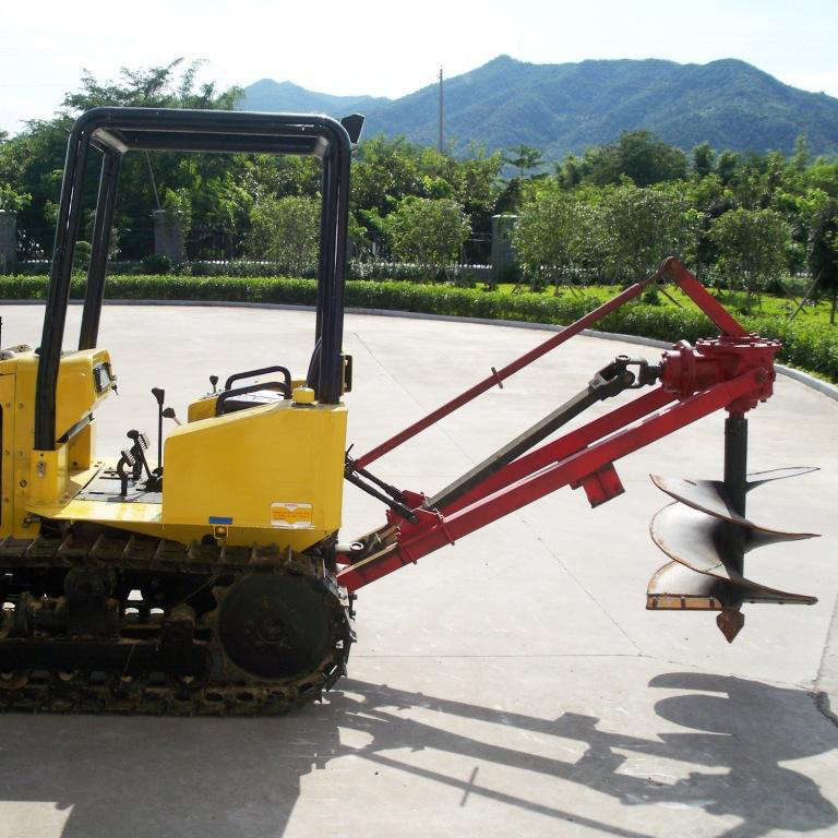 Earth-moving machinery farm hole drilling machine