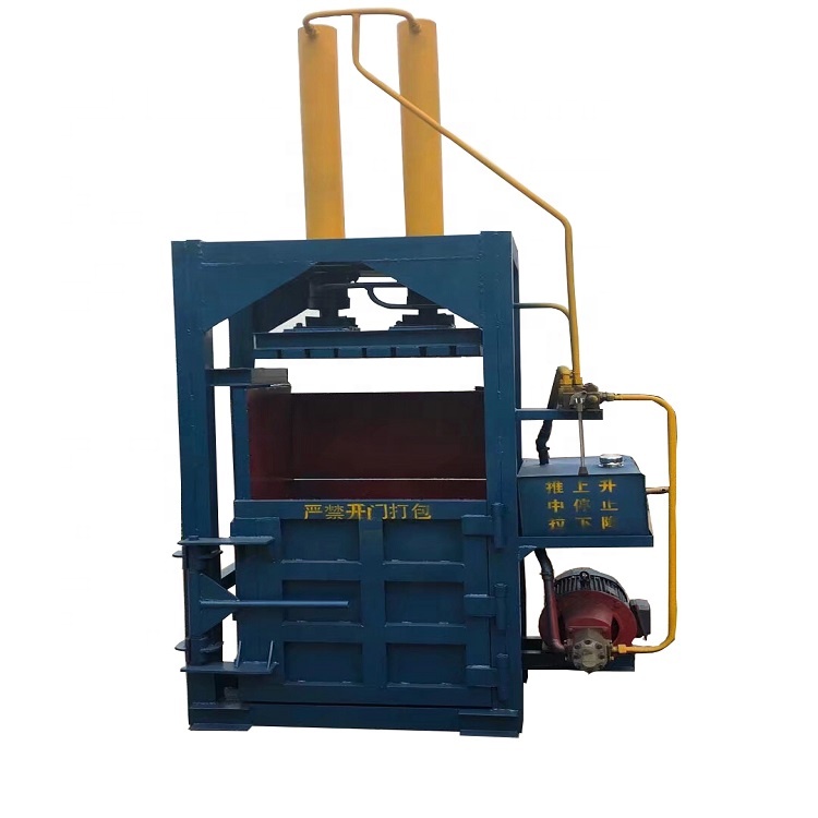 Mini cardboard cotton hydraulic scrap baling press machine