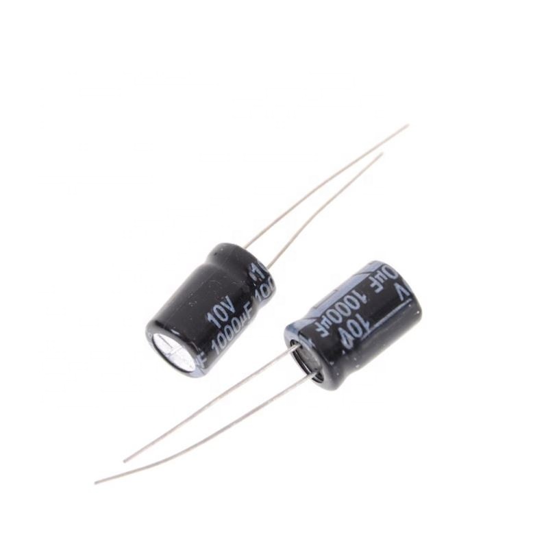 10v 1000uF Radial Electrolytic Capacitor 20% Aluminum Electrolytic Capacitors 8*12mm