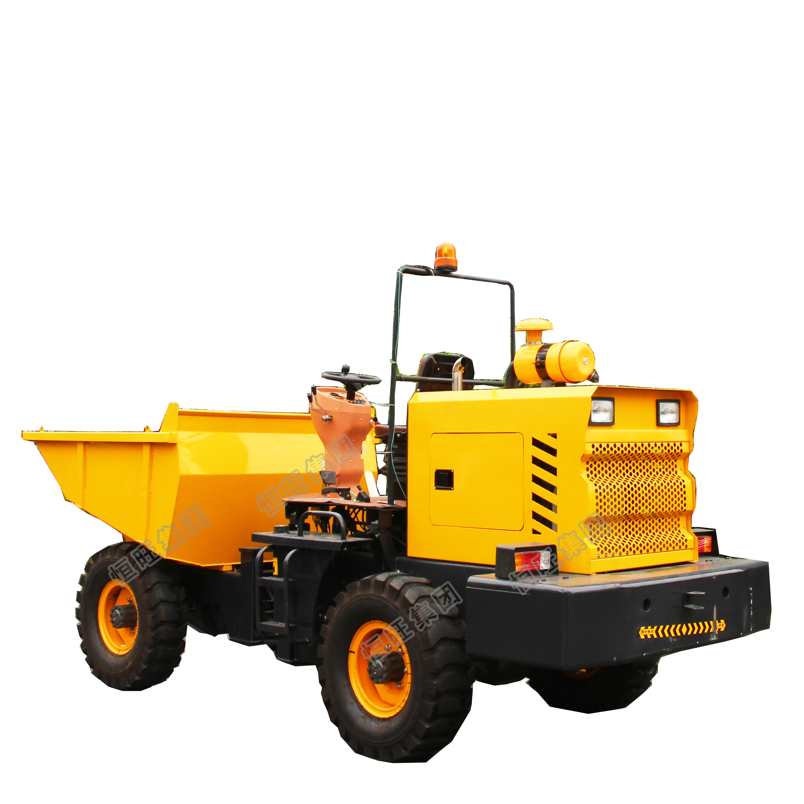Self-loading electric mini dumper  loader