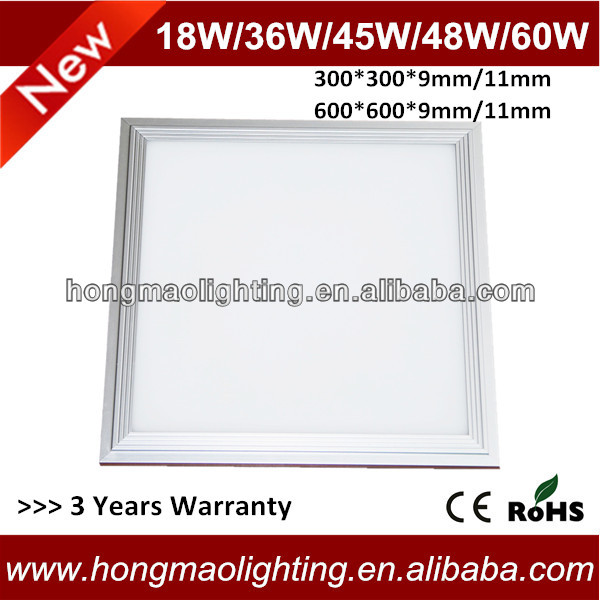 Mounted and Suspending 36 Ceiling panel led 60x60 for factory light