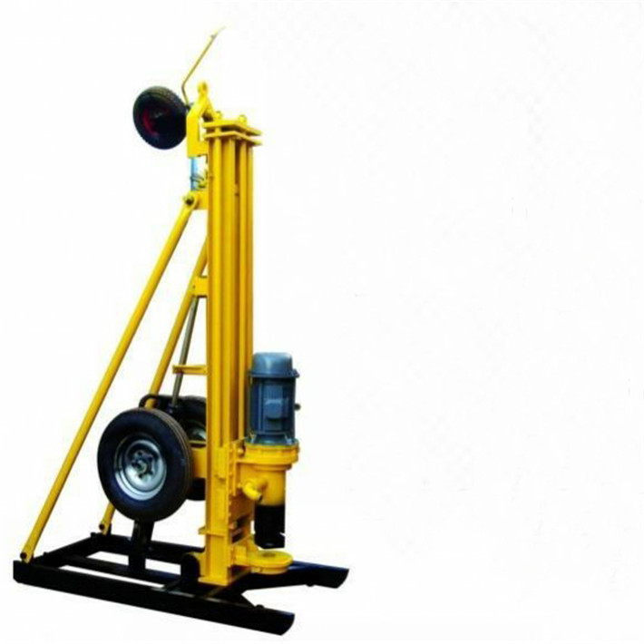 Mobile HW-200 wheels pneumatic drilling rig for sale