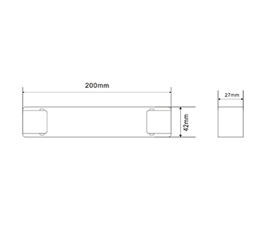 LED lighting Emergency power supply pack with LED emergency driver