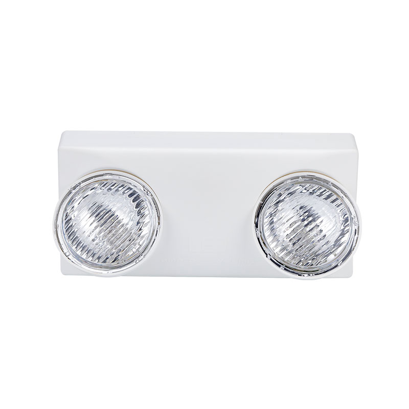 Manufacturer Direct Dual Heads LED Lighting Safety Protection Rechargeable Fire Emergency Light