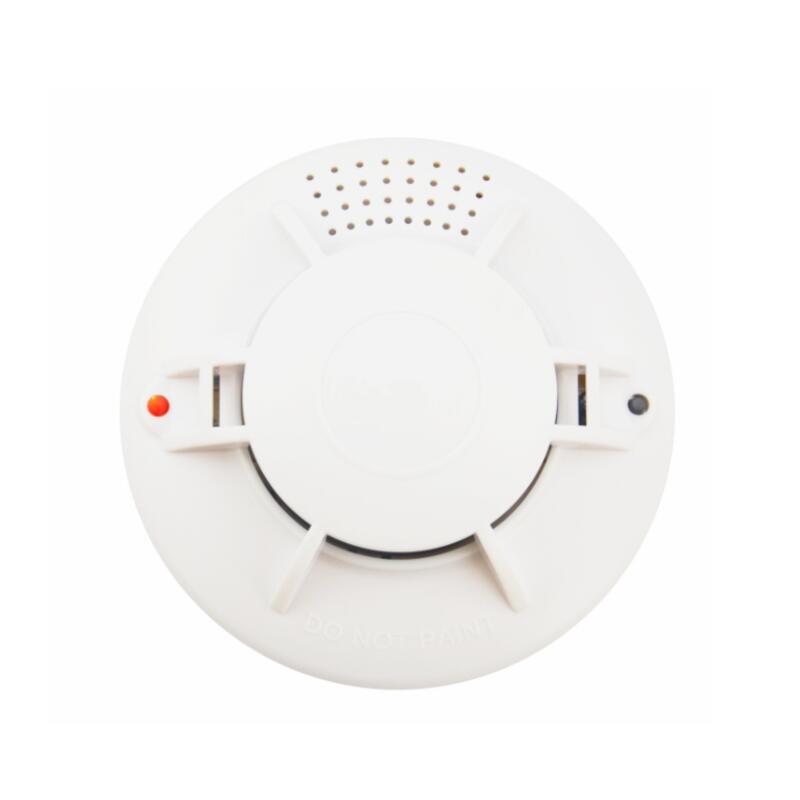 Conventional wireless Optical fire alarm smoke detector with 9V battery