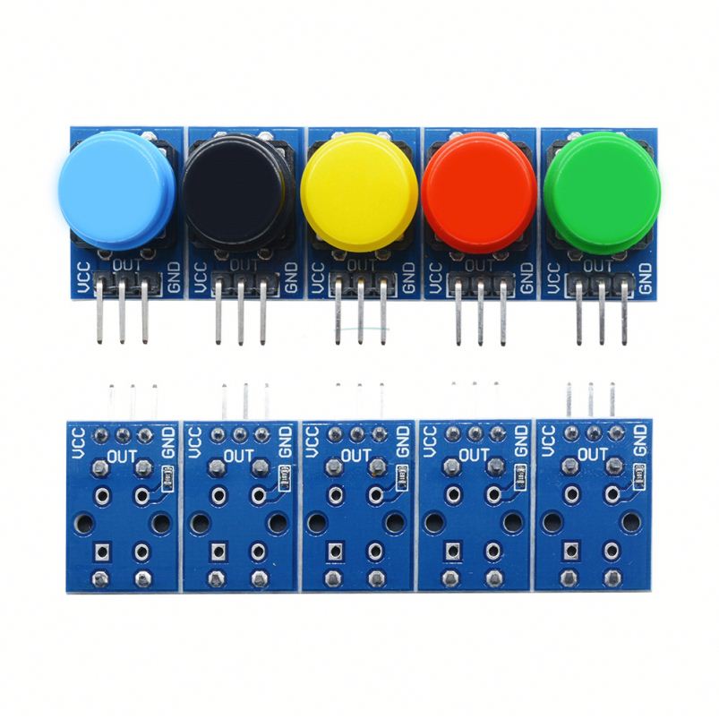 12X12MM Big Key Module Big Button Module Light Touch Switch Module With Hat High Level Output