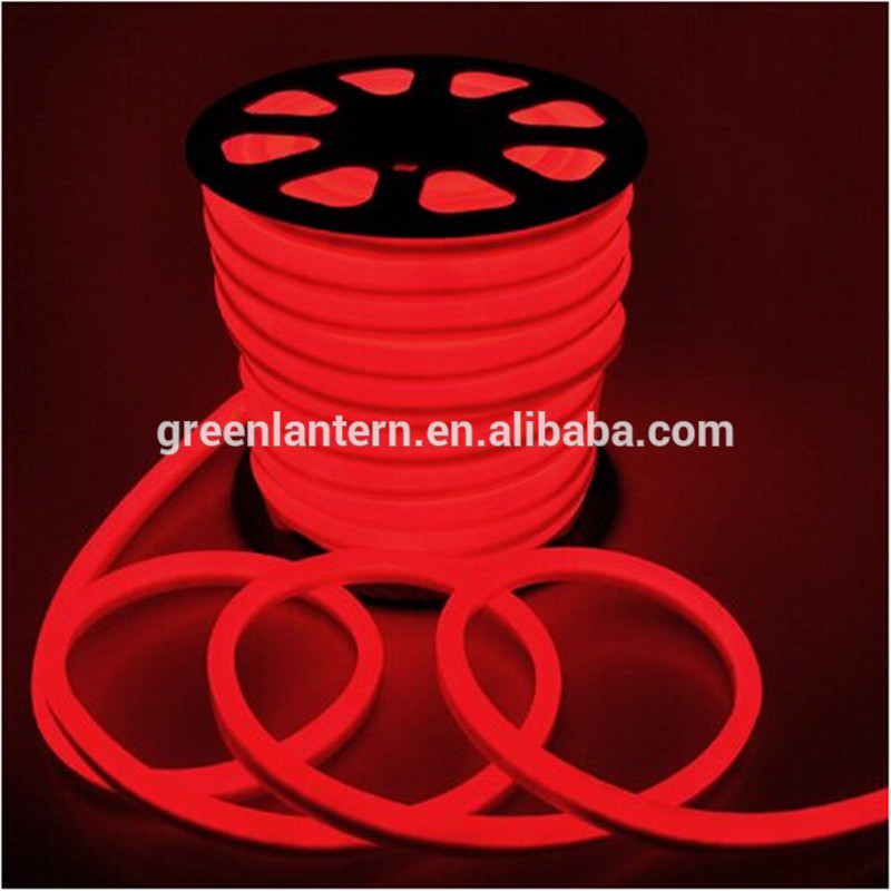 Hot selling led neon sign board tube Flexible tube lights red color led neon flex rope light