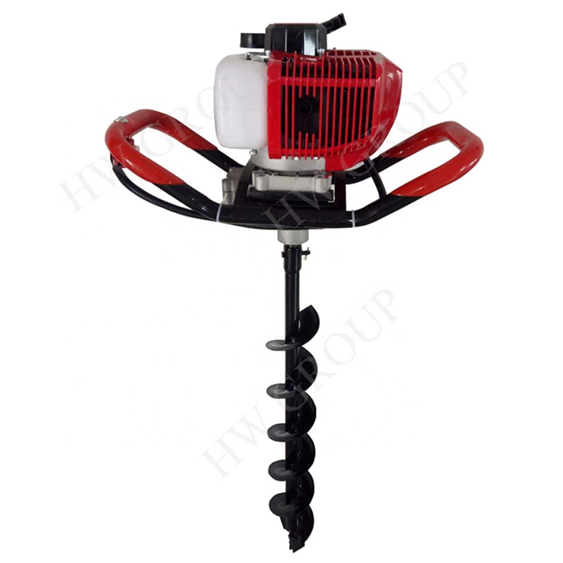 ground hole drill 63cc gas earth auger price