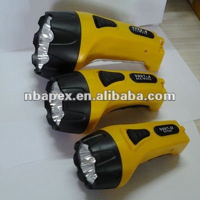 GG9007 three different size rechargeable led flash light