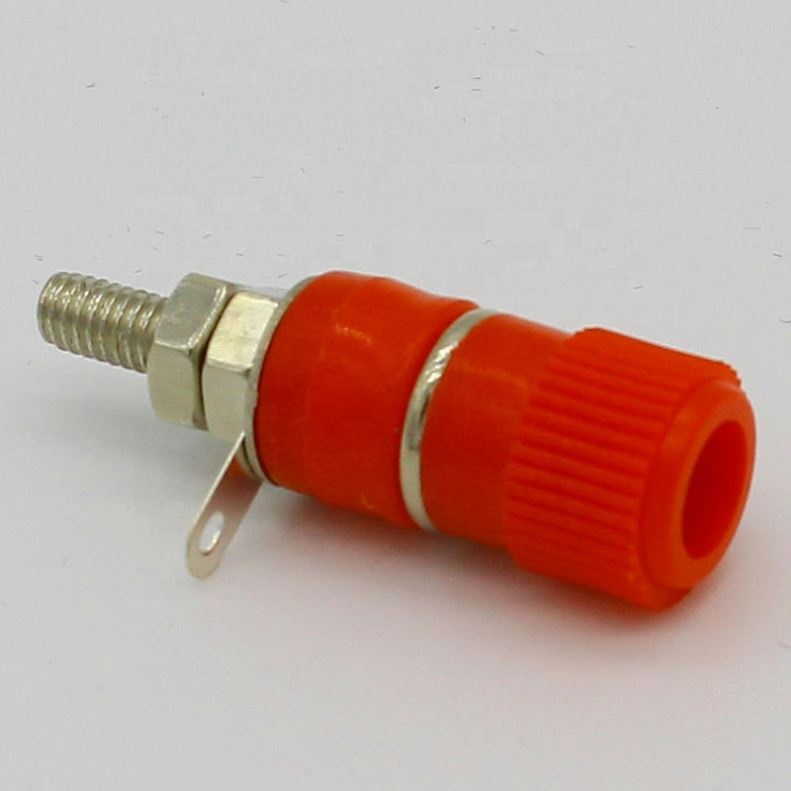 Terminal fastener 4MM binding post banana jack terminal with metal insert nuts For Cable Terminals