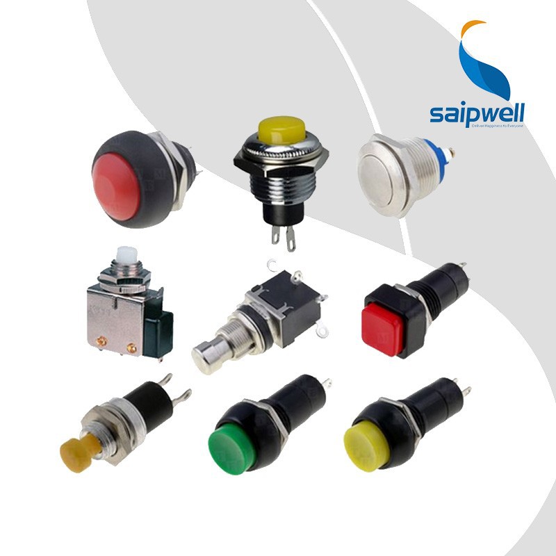 SAIP/SAIPWELL High Quality New 110V spst push button switch
