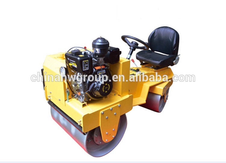 Road roller compactor 1.5 ton Ride on mini road roller Steel wheel roller compactor