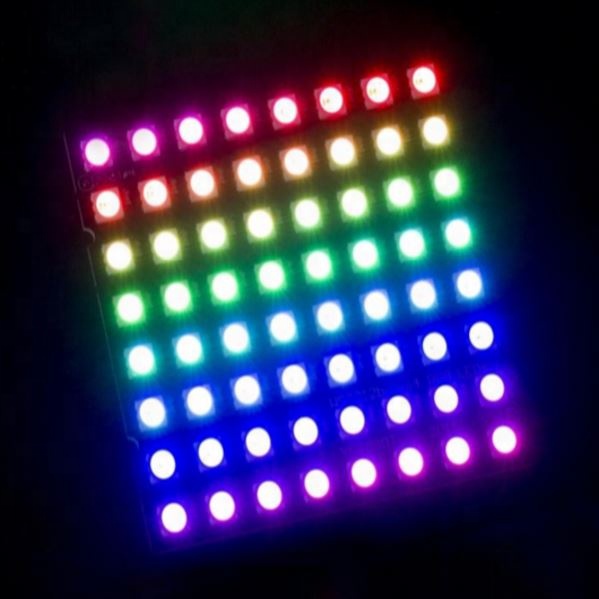WS2812 LED 5050 RGB 8x8 64 LED Matrix for