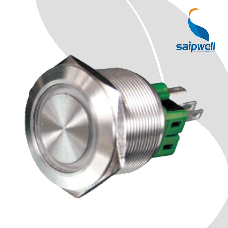 SAIP/SAIPWELL Control Waterproof Stainless Steel Start Stop Push Button Switch