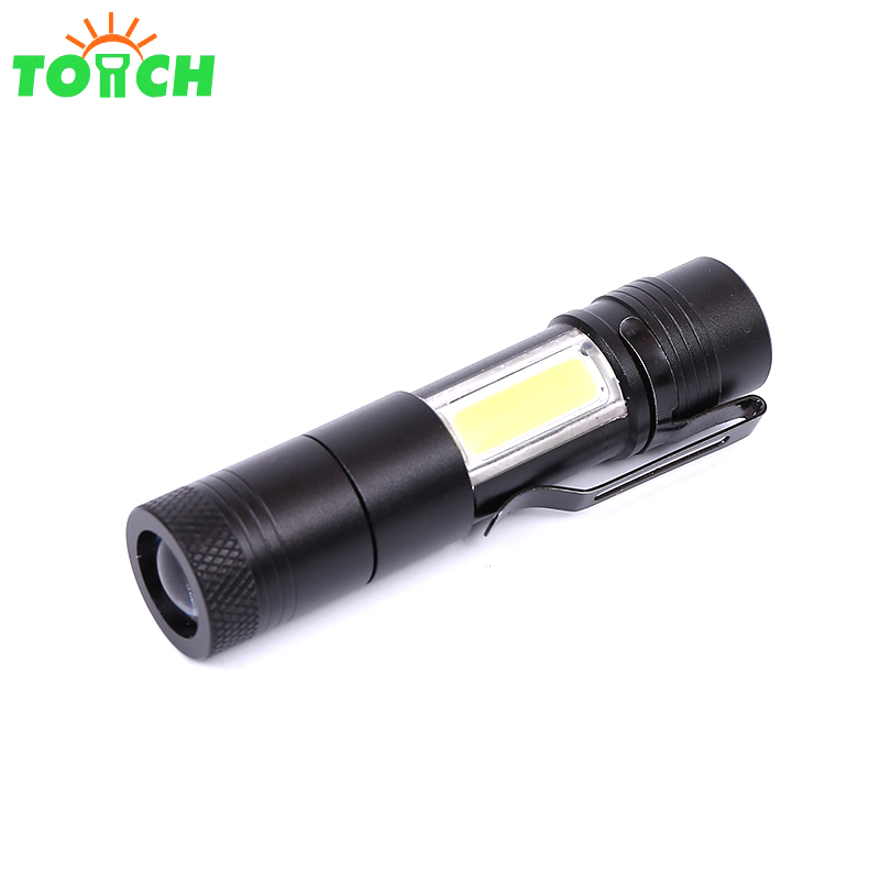 Alibaba Suppliers new design led lighting aluminum alloy mini zoom led torch flashlight 2019