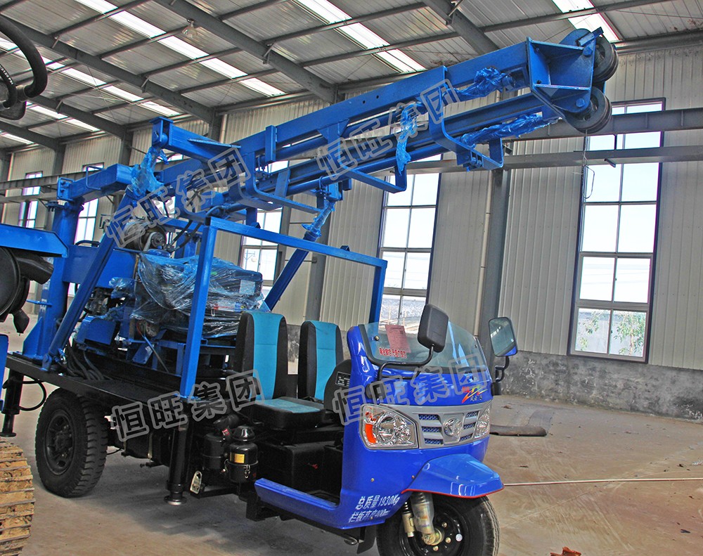 Tricycle Mounted Water well drill rig Mobile Portable Water Well drilling machine