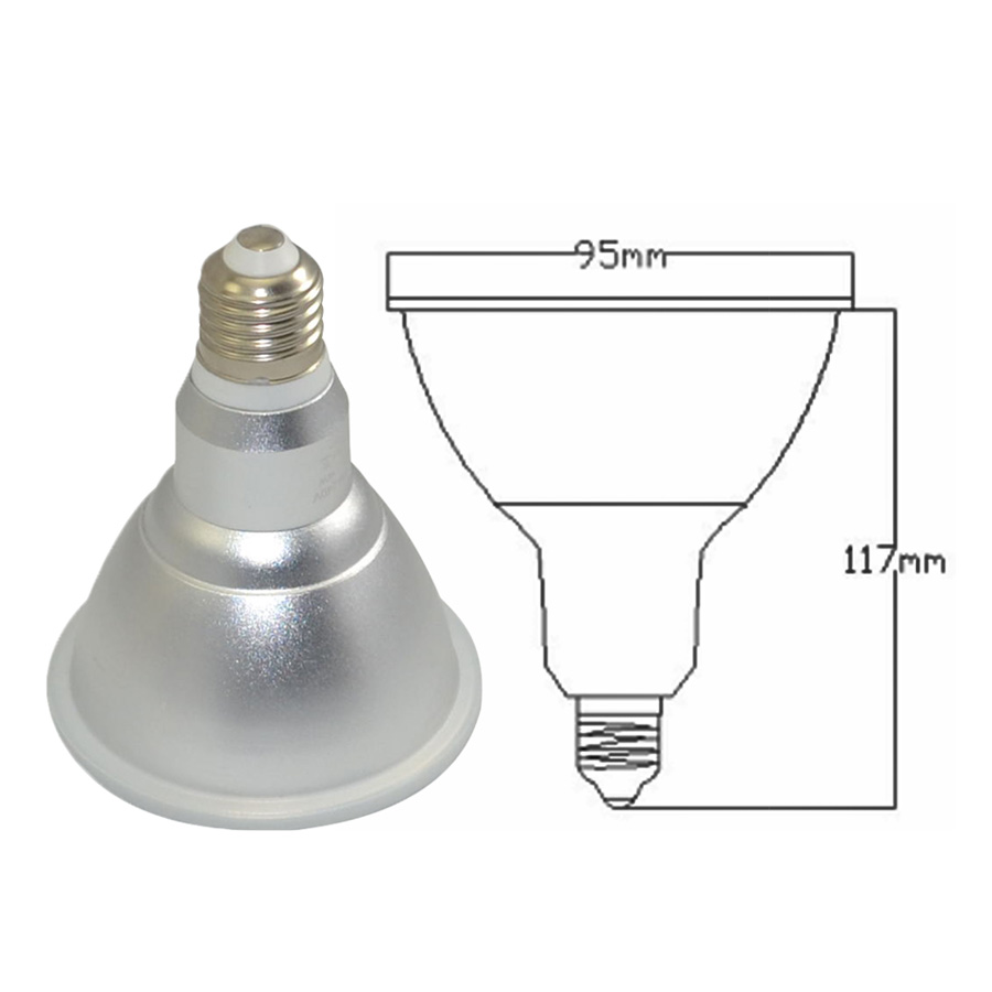 LIWEIDA brand 2019 hydroponic grow systems 12w spot led grow light,E26 E27 30/120 degree par30 waterproof lrf grow lights