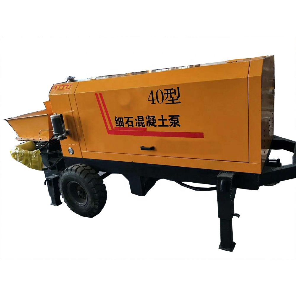 Mobile concrete mixer with pump pipe price