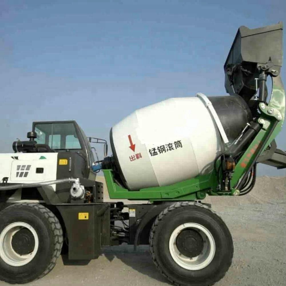 HW automatic self loading concrete truck mixer