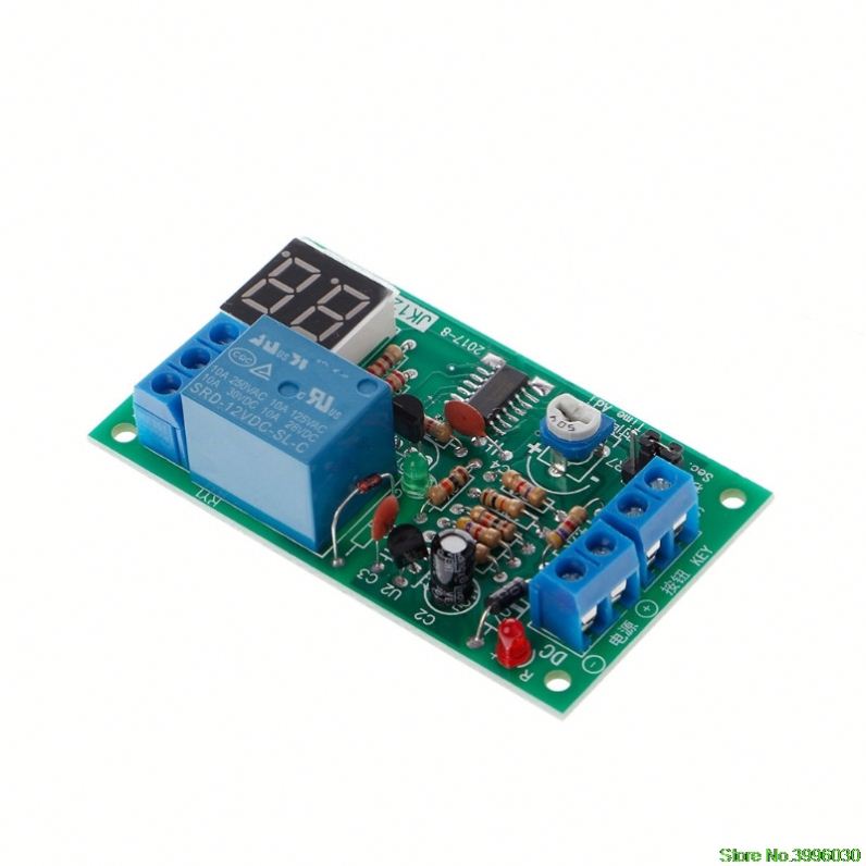 DC 12V Delay Relay Delay Turn off Switch Module with Led Timer