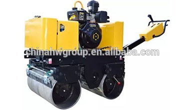 New Design 2 T double drum Road Roller hand Hold mini road roller