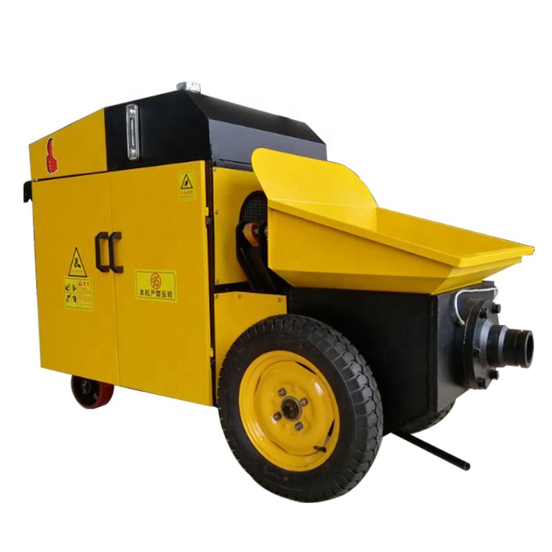 Small portable concrete pump/mini concrete mixer pump price
