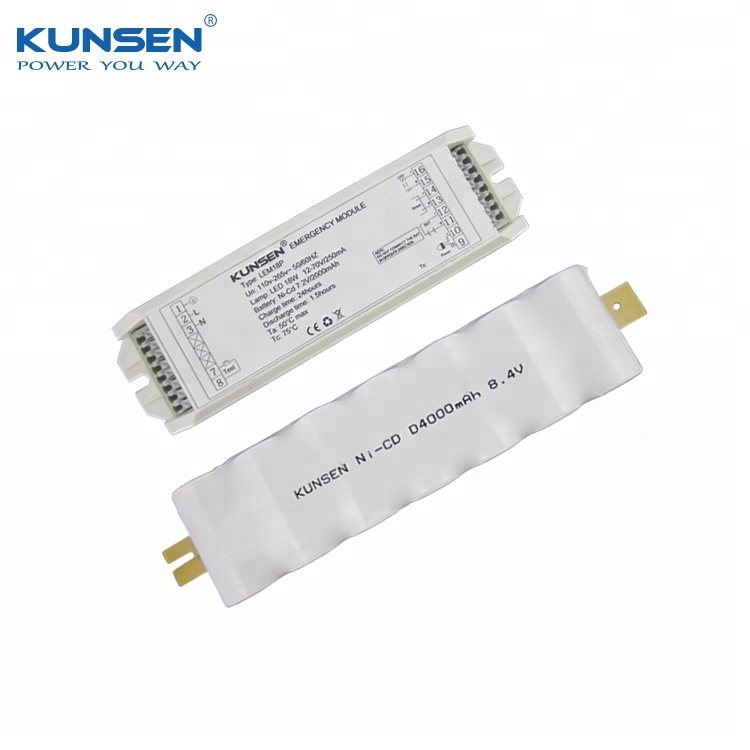 Non maintained or maintained LED emergency conversion pack for LED panel