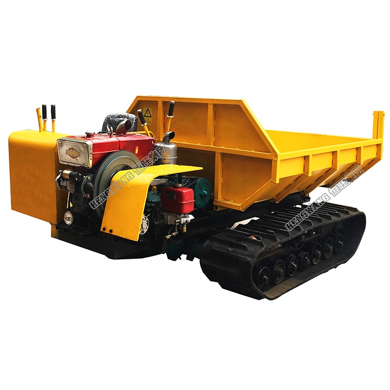 Self-loading mini dumper truck transporter crawler