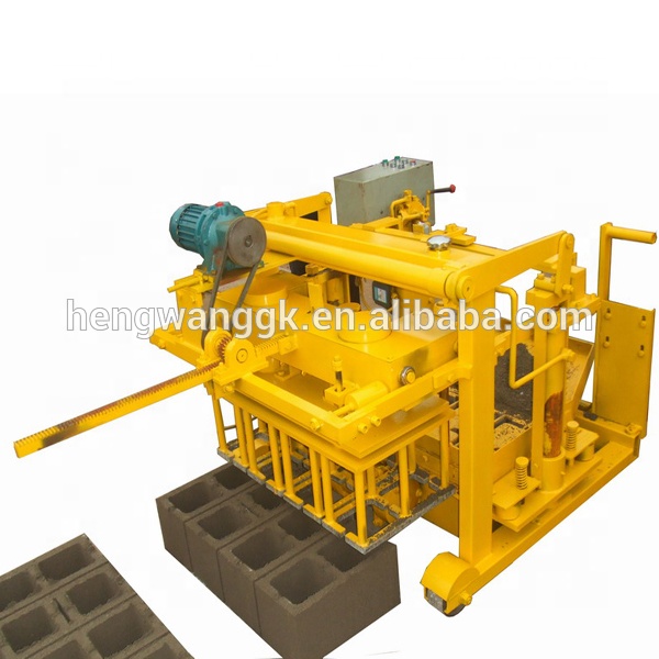 Automatic clay soil brick making machine