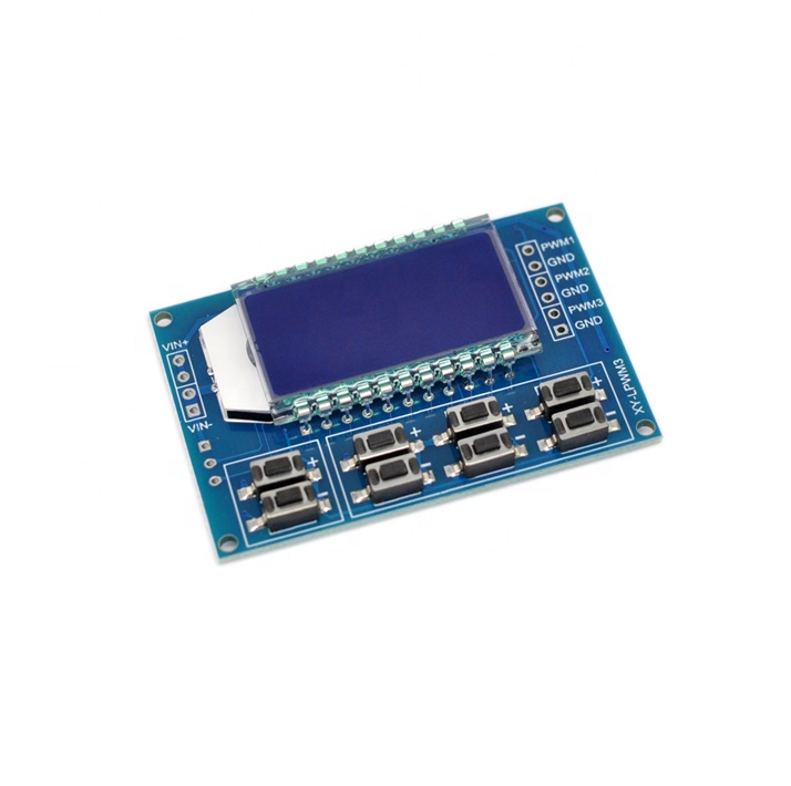 Three-channel square wave signal generator stepper motor drives PWM pulse frequency duty cycle adjustable module