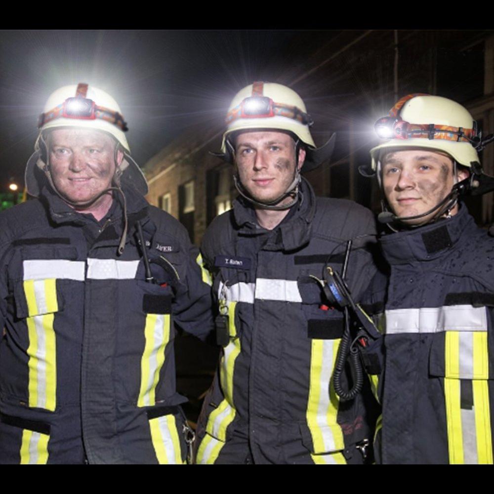 most powerful USB rechargeable motion sensor LED light headlamp