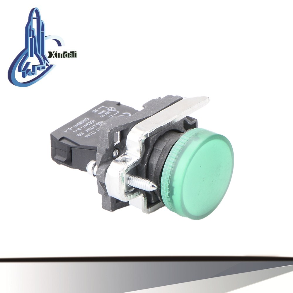 electrical direct bulb supplied led neon Push Button Switch Hot Sales Micro Electrical Pushbutton Switch with lamp LAY4-BV63