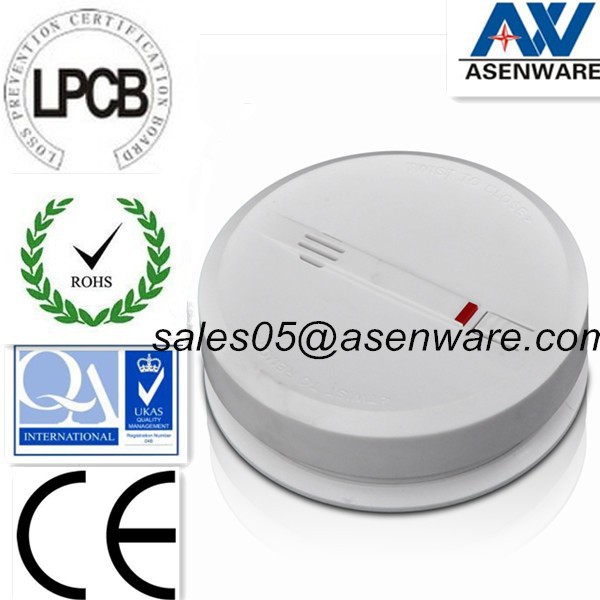 LPCB EN14604 Battery Powered Smoke Detector