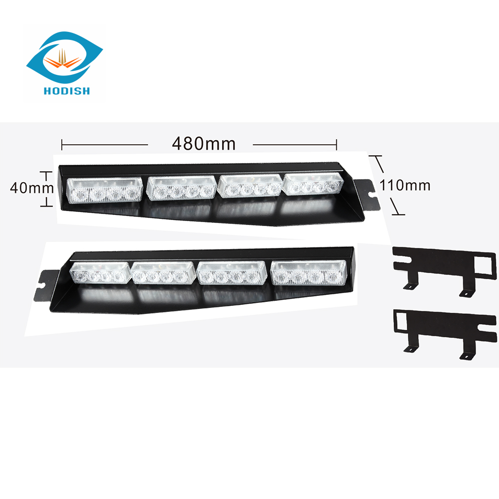 96W 32 LED Strobe Light, 4LED/ Module Strobe Lights for Motor Vehicles, Policecar, Trucks