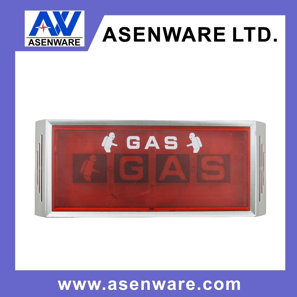 Wholesale price battery powered digital signage for fire alert Gas Station Warning Signage
