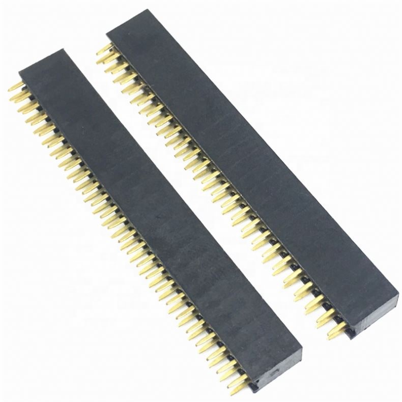 Pitch 2.54mm 2x25Pin 50 Pin Female Double Row Straight Header Connector Socket