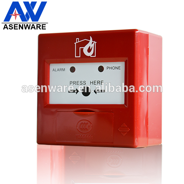 Asenware Addressable fire alarm push button manual call point
